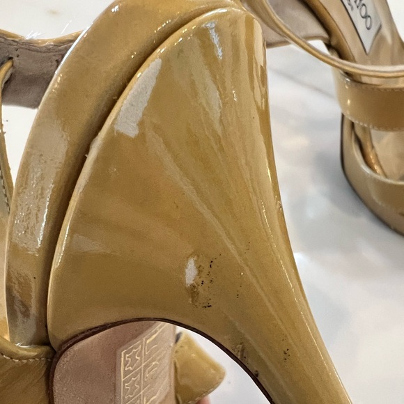 Jimmy Choo Patent Leather Sandals - Picture 10 of 14